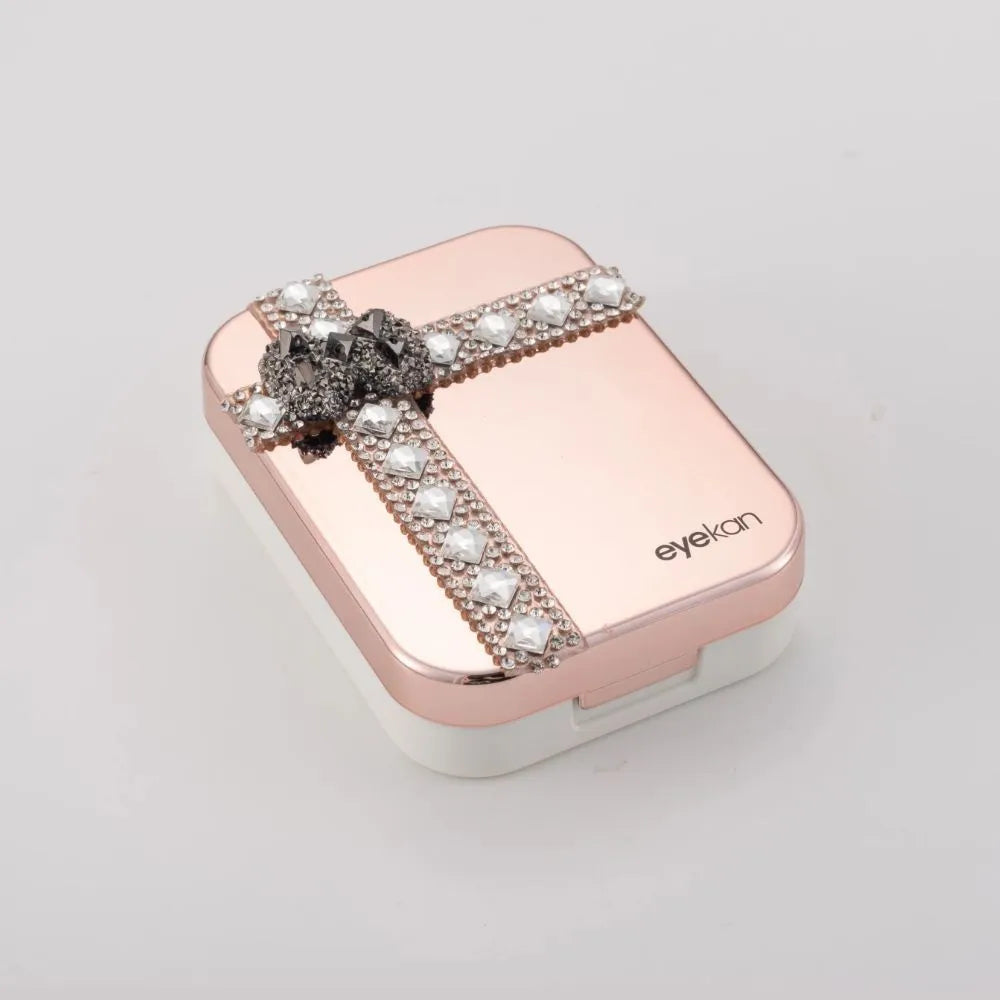 2 Pair Pink Gift Box Contact Lens Case