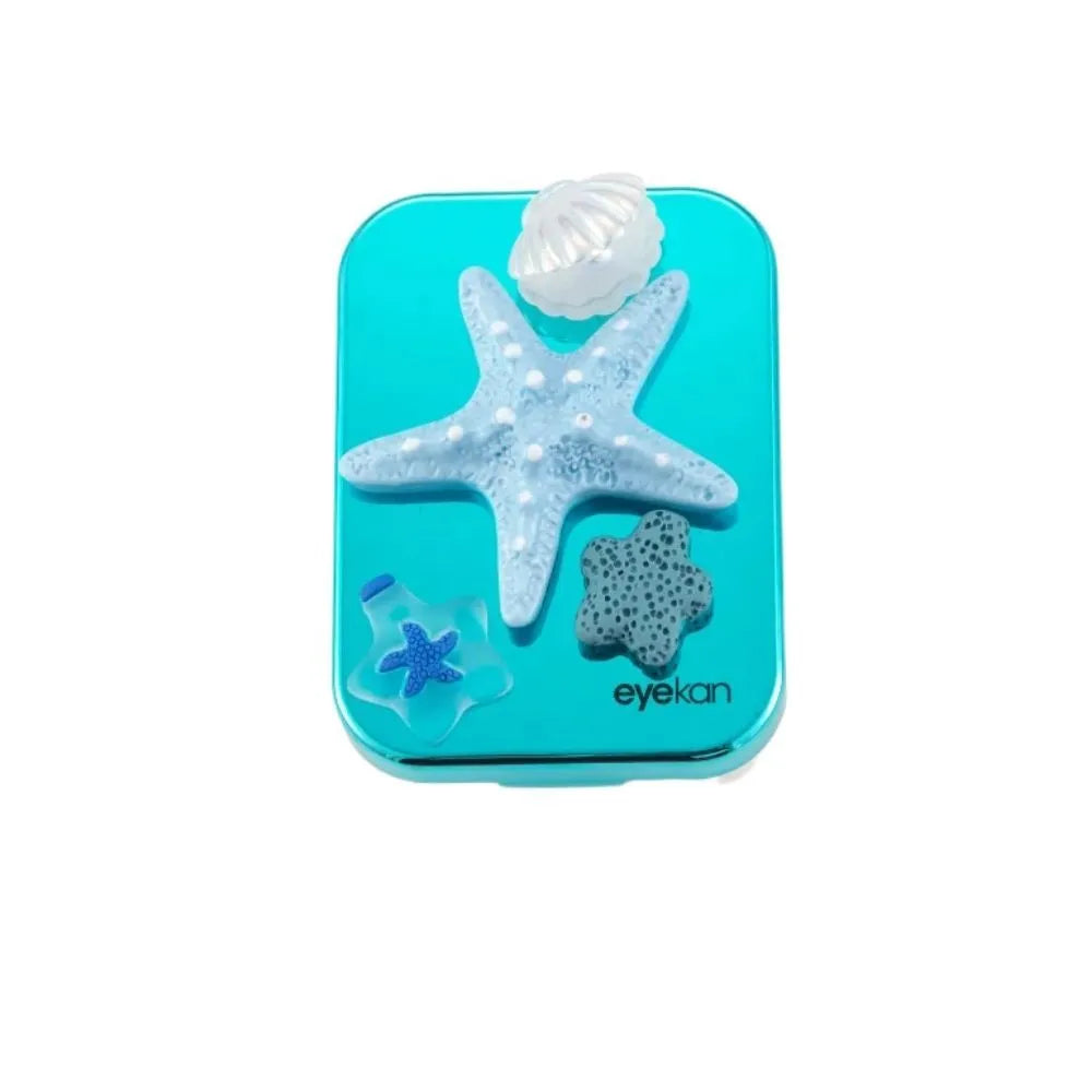 2 Pair Blue Shell Contact Lens Case